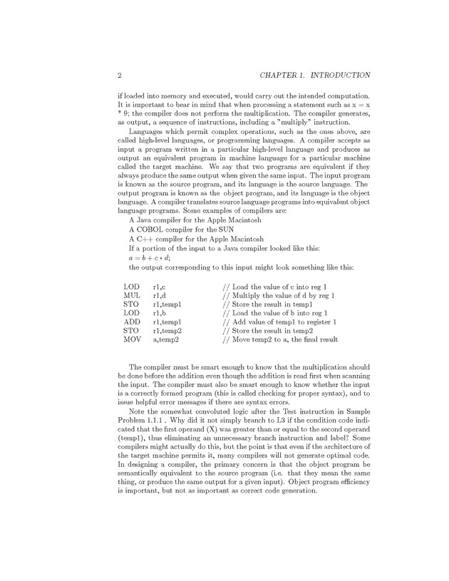 Compiler Design: Theory, Tools, and Examples - Page 2